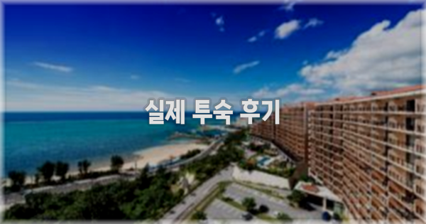 💬 실제 투숙 후기