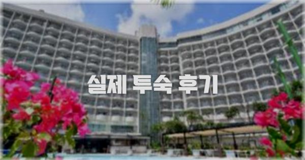 💬 실제 투숙 후기
