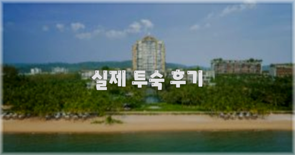 💬 실제 투숙 후기