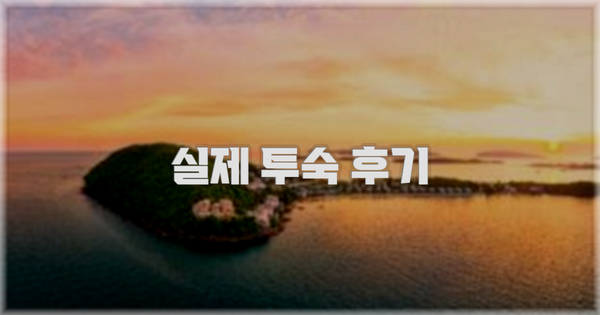 💬 실제 투숙 후기
