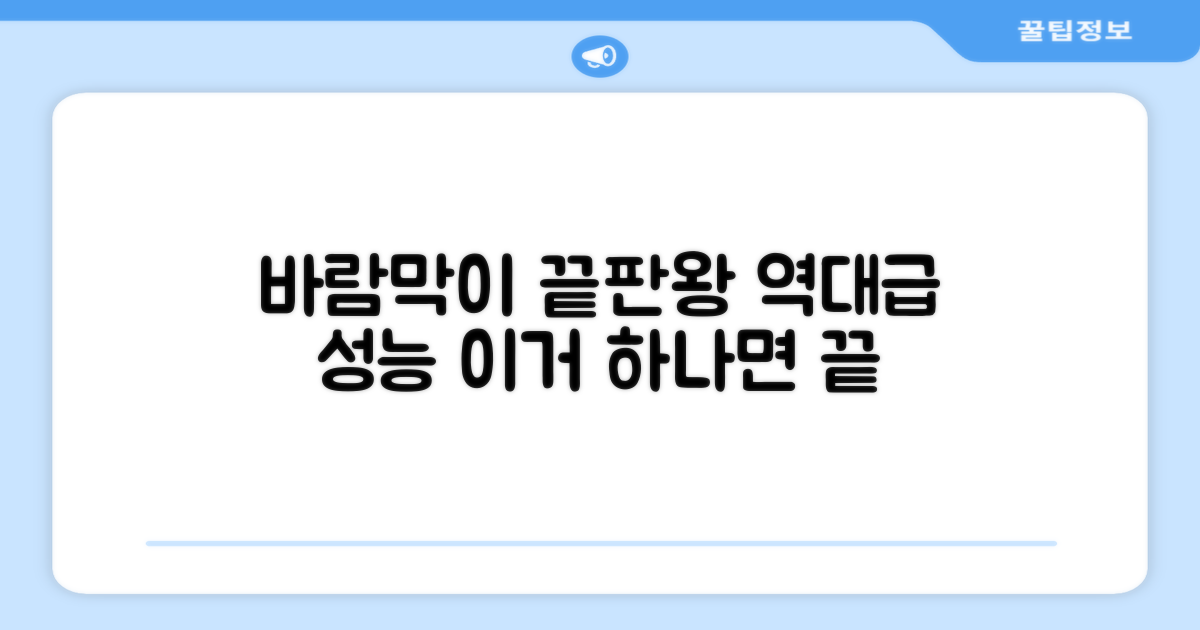 바람막이 최강자 등장