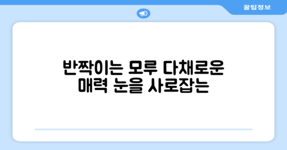 반짝이는 모루의 다채로운 매력