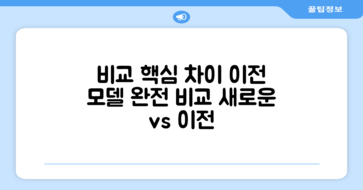 이전 모델과 비교: 핵심 차이점
