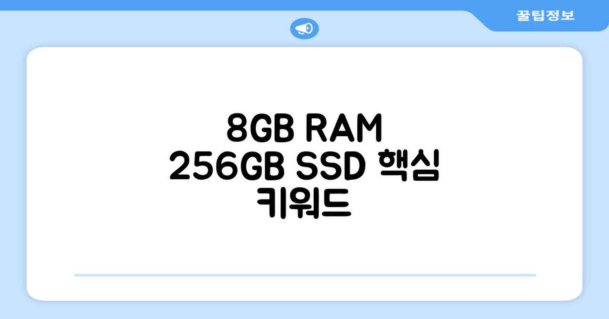 8GB RAM, 256GB SSD