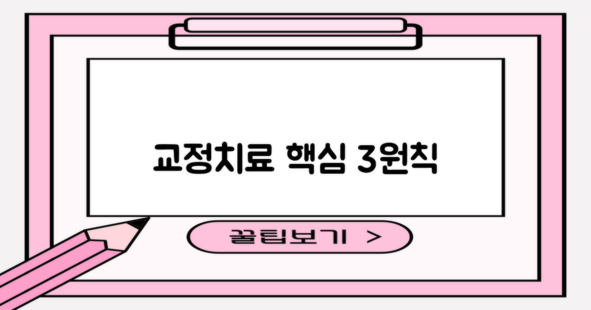 교정 치료 3가지 주요 원칙