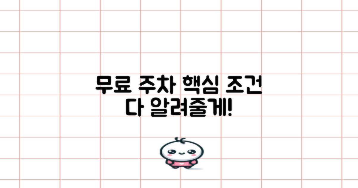 무료 주차, 어떤 조건으로 가능할까요?