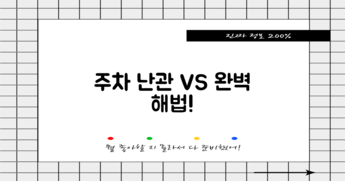 주차 난관 vs 해법