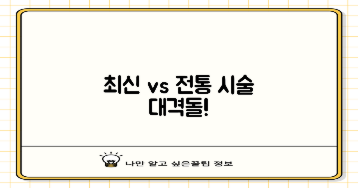 최신 vs. 전통 시술법