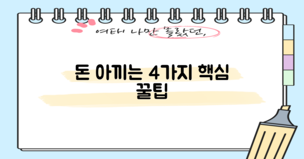 비용 절감 위한 4가지 팁