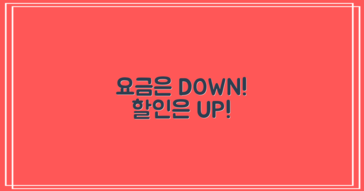 기본 요금과 다양한 할인 혜택