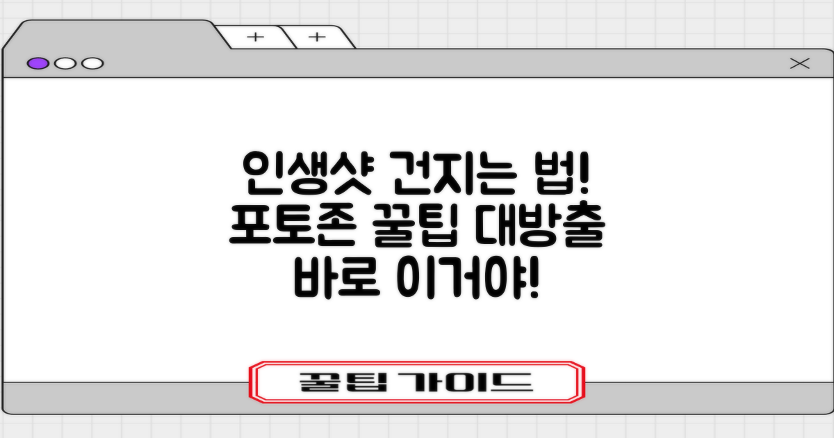 인생샷 필수! 포토존 꿀팁